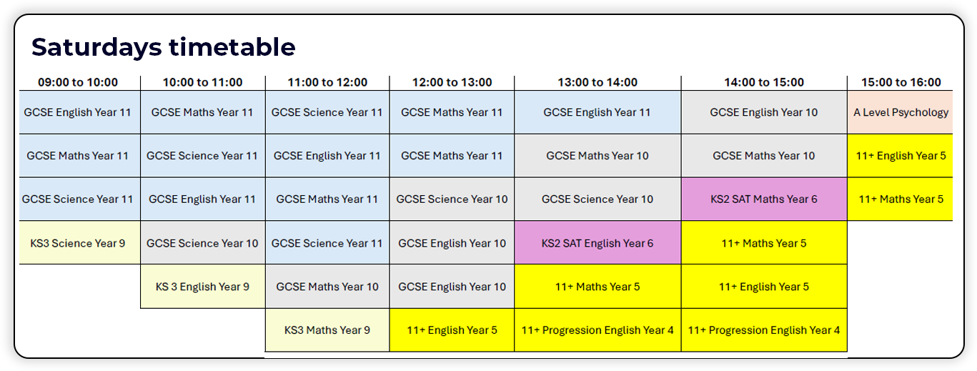 timetable-saturday timetable-saturday